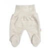 Pletené dojčenské polodupačky Hand Made, Baby Nellys, jasno béžové, veľ. 62, 62 (2-3m)
