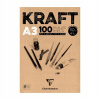 KRAFT 90 g A3 100 ks Blok s papierom