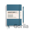 Leuchtturm1917 Zápisník Stone Blue Medium A5 čtverečkovaný - Leuchtturm1917