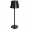 Toolight Toolight, dotyková LED nočná stolná lampa 5W, 3 farby svetla, USB napájanie, APP1365-T BLACK, čierna matná, OSW-08628