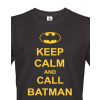 Pánské tričko - Keep calm and call Batman, Barva Černá, Velikost L Bezvatriko.cz 108214