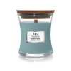 WoodWick - Evergreen Cashmere sviečka, malá váza 85 g