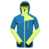 ALPINE PRO ESPRIT Modrá/Tyrkysovo modrá PÁNSKA SOFTSHELLOVÁ BUNDA S MEMBRÁNOU S