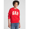 Mikina GAP logo fleece Červená XXL Červená Červená