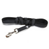 Julius K9 Color & Grey Supergrip Leash With Handle Black - výcvikové vodítko s rukoväťou, čierne, protišmykové - 10m/20mm