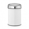 Odpadkový kôš Brabantia odpadkový kôš Touch Bin Brabantia biely 3 l