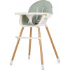 CHIPOLINO Jídelní židlička Rio 2v1 Aloe