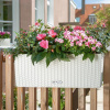 Kvetináč Lechuza Balconera Cottage 50 biela komplet