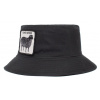 Goorin Bros. Čierny bavlnený bucket hat - Goorin Bros Baaad Guy Veľkosť: 55 cm (S)