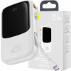 Baseus Qpow powerbank 10000mAh so zabudovaným káblom USB typu C 22,5W Quick Charge SCP AFC FCP biela (PPQD020102)