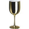 PÁRTY Plastový pohár na víno 460 ml , zlatá
