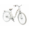 Mestsky bicykel - Biele dámske mestské bicykle Damka 28 Svetlo mahbike (Biele dámske mestské bicykle Damka 28 Svetlo mahbike)