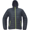 CERVA MAX VIVO LIGHT / Zateplená pánska bunda - čierna / žltá M