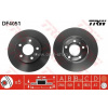 Brzdový kotúč zadný Opel 264mm TRW DF4051 (5-dierový)