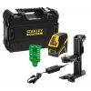 FMHT77595-1 STANLEY FATMAX KŘÍŽOVÝ LASER FCL-G S INTEGROVANOU LI-ION BATERIÍ - ZELENÝ PAPRSEK