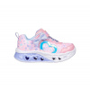 Dievčenské Flutter Heart Lights Skechers led ružové