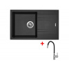 Sinks LINEA 780 Metalblack + Flexia
