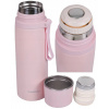 Casno Tambora Thermos 0,5 L ruže a fialové (Termos termálna škola fľaša pre dieťa 500 ml)