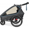 Qeridoo Kidgoo 2 - detský príves na bicykel pre 2 deti, farba:námornícka modrá
