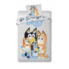 Detské bavlnené obliečky Bluey 140 x 200+70 x 90 cm