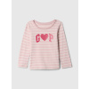 GAP Baby T-shirt with logo - Girls ružová 2Yrs GAP 1200137052111