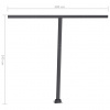 vidaXL Ručne zaťahovacia markíza s LED 300x250 cm žlto-biela - Žltá - 112685-191445