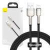 Kábel USB pre Lightning Baseus Cafule, 2,4 A, 1 m (čierny) 6953156202245