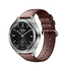 AC mobile Originálny kožený opasok na Xiaomi Watch S3 / S4 Barva: Hnědá
