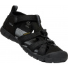 KEEN Detské sandále SEACAMP II CNX YOUTH black/grey - čierne Veľkosť EU: 32/33