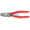 KNIPEX 02 01 180 Silové kombinované kleště, plastové návleky, fosfátováno na černo, 180 mm