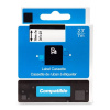 PRINTLINE PRINTLINE kompatibilní páska s DYMO 45803 S0720830, 19mm, 7m, černý tisk / bílý podklad, D1