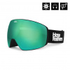 Horsefeathers Snowboardové brýle Horsefeathers, Scout black/mirror green 2025/26