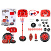 LEAN TOYS Basketbalový set pre deti - stojan 1,7m