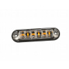 Žltá výstražná blesková lampa FT-205 LED ECO