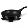 Berlingerhaus Panvica wok s mramorovým povrchom Black Rose Collection 30 cm BH-6178