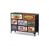 AUTRONIC Komoda 103x30x78cm, mdf, viacfarebná, AUK-W2104 BK