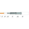 Koaxiální kabel CONO-TECH RG6 NS100TRI , 1mm, CU/AL , Trishield, PVC, 6,8mm, 100m, fólie