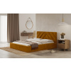 Posteľ Prato 140x200 zlatá s úložným priestorom