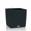 Kvetináč Lechuza Cube 40 Cottage (40cm) Barva: Černá kompletný set