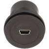 Vstavané zásuvky USB mini 2.0 zásuvka, vstavateľná Schlegel Elektrokontakt RRJ_MINIUSBSW_BB Schlegel Množstvo: 1 ks; RRJ_MINIUSBSW_BB