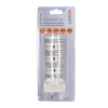 Solight cestovný adaptér, skladacie, biely PA21