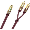 Oehlbach NF Y-Sub Adapter cinch audio adaptér [2x cinch zástrčka - 1x cinch zásuvka] bordó; D1C20560