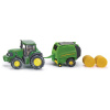 Siku John Deere s lisem na balíky 1:87