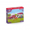 Schleich 42535 auto s prívesom a koňom