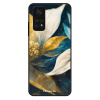 Lesklé pouzdro iSaprio pro Xiaomi Redmi Note 11 / Note 11S - Gold Petals (Lesklé pouzdro, kryt, obal iSaprio Exclusive na mobil Xiaomi Redmi Note 11 / Note 11S s motivem Gold Petals - elegantní skleně