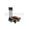 Hydraulický rozdeľovač 3 sekciový 80L/min s jednou plávajúcou časťou Badestnost: 03P80 A1A1L12 GKZ1