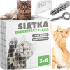 SET SIEŤKA NA BALKÓN OKNO PRE MAČKU HOLUBY VTÁKY 3x6 HUSTÁ