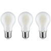 Paulmann 29093 LED En.trieda 2021 E (A - G) E27 klasická žiarovka 9 W neutrálna biela (Ø x v) 60 mm x 106 mm 3 ks; 29093