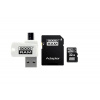 Karta GOODRAM microSDHC 32GB M1A4 All-in-one (R:100/W:10 MB/s), UHS-I Class 10, U1 + adaptér + čítačka kariet OTG M1A4-0320R12