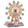 Woodcraft Dřevěné 3D puzzle Ruské kolo pastelové